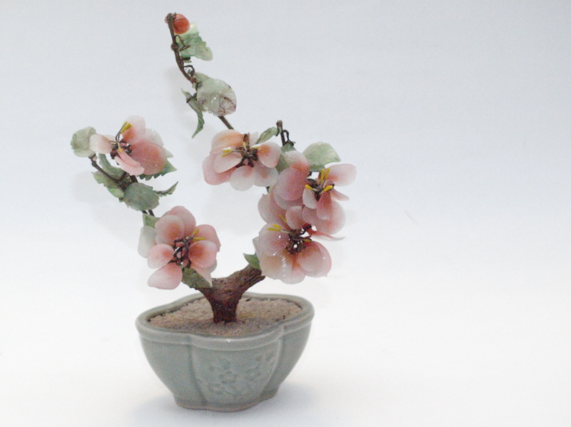 Bonsai Tree with Ceramic Base Vintage Bonsai Tree with Ceramic Base Vintage