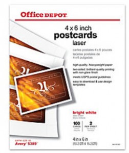 Office Depot Gloss Post Cards crop greenshot_2014-08-01_15-56-55