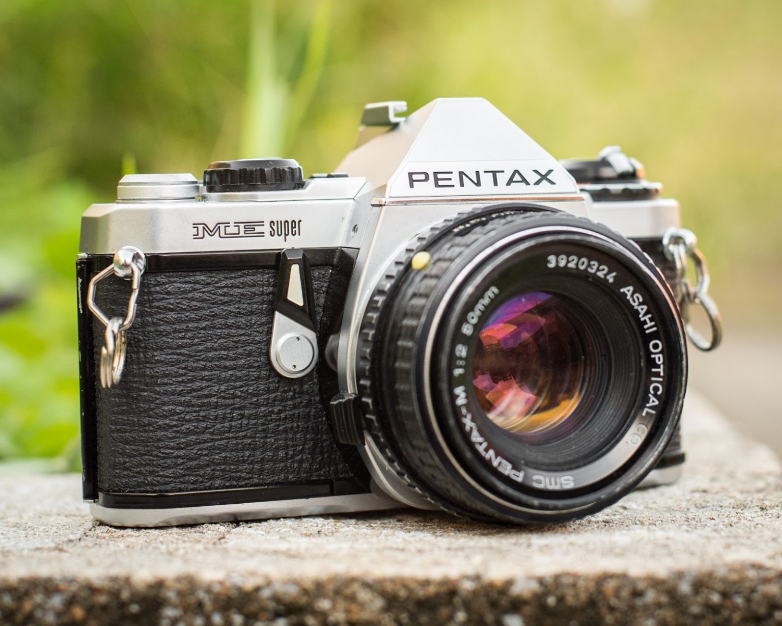 Pentax ME Super 35mm Film SLR Camera with SMC Pentax 50mm f/2.0 Lens ...