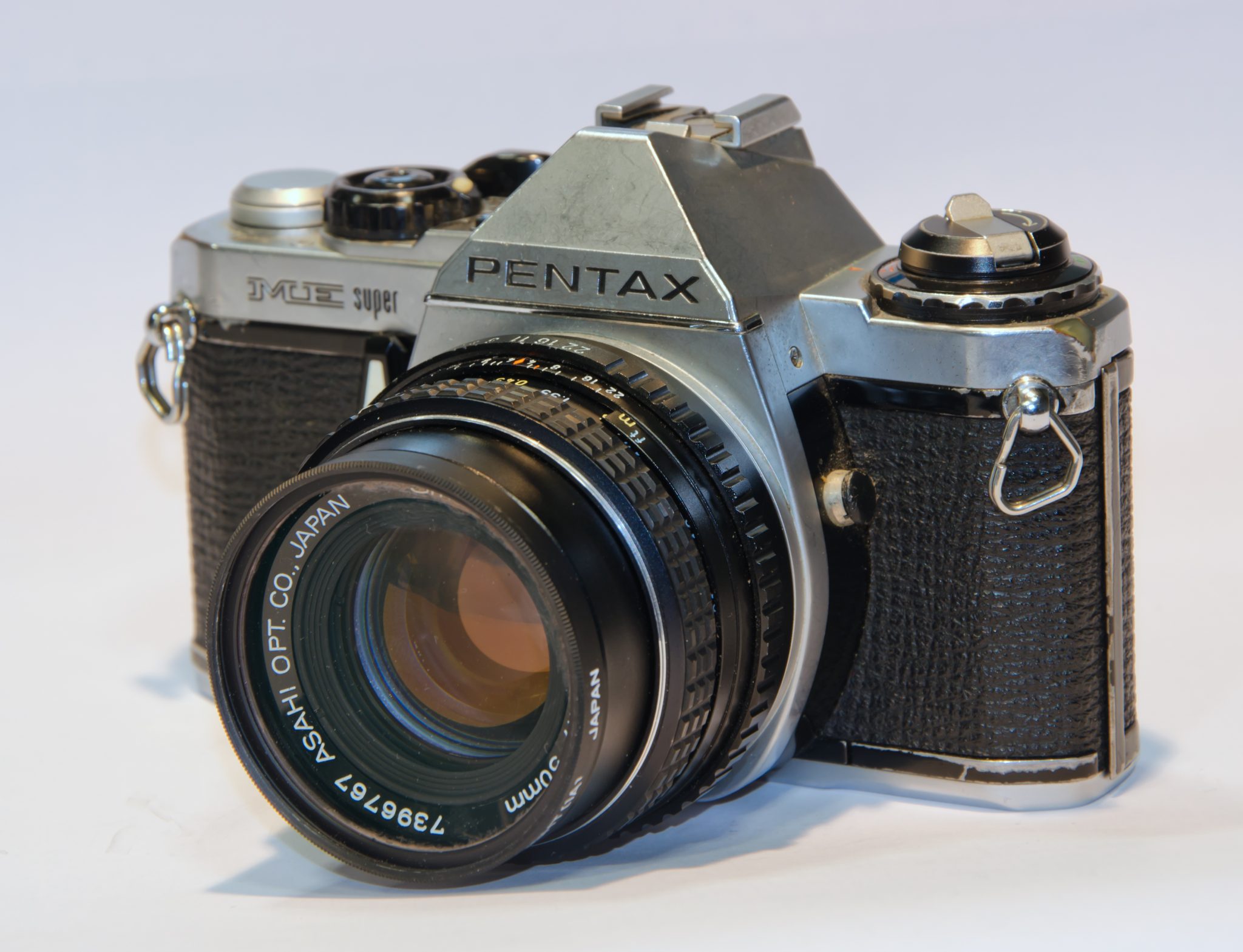 Pentax ME Super 35mm Film SLR Camera with SMC Pentax 50mm f/2.0 Lens Pucho Marketplace