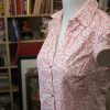 Thomas Pink Red Floral Blouse