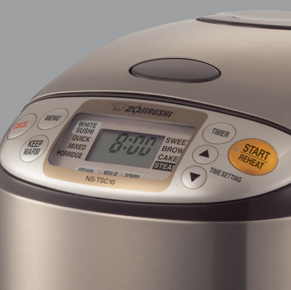zojirushi rice cooker ns-tsc10 front panel