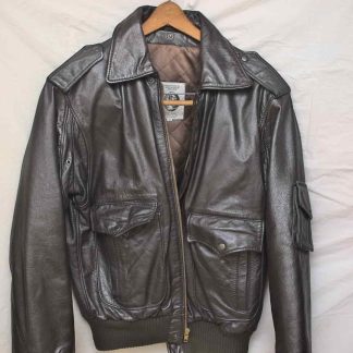 Leather Bomber Jacket