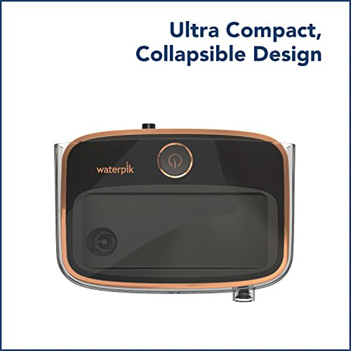 Waterpik Sidekick Portable Water Flosser for Travel & Home, Black/Copper - Image 2