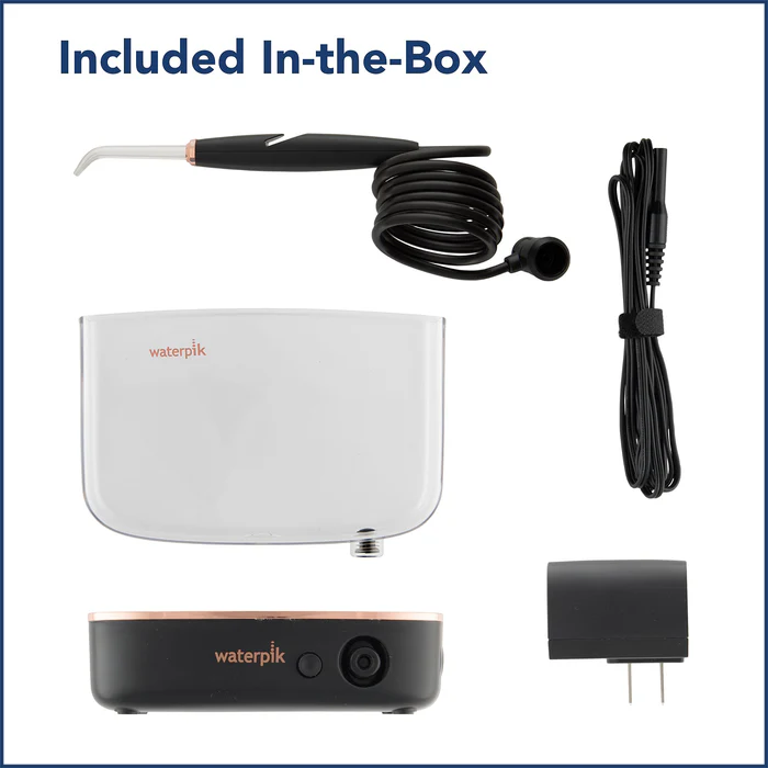 Waterpik Sidekick Portable Water Flosser for Travel & Home, Black/Copper - Image 8
